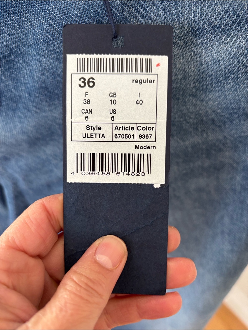 GARDEUR Blue Wide-Leg Women's Jeans - Picture 4 of 12